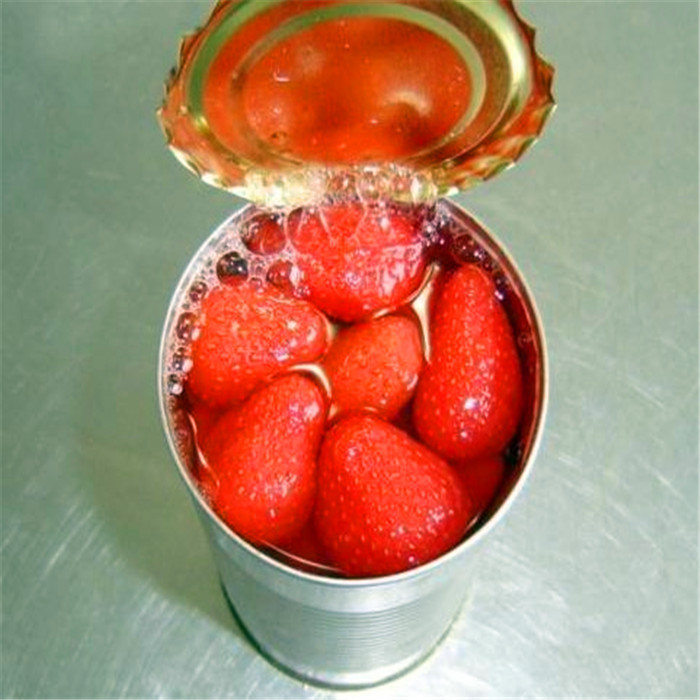 canned strawberry factory